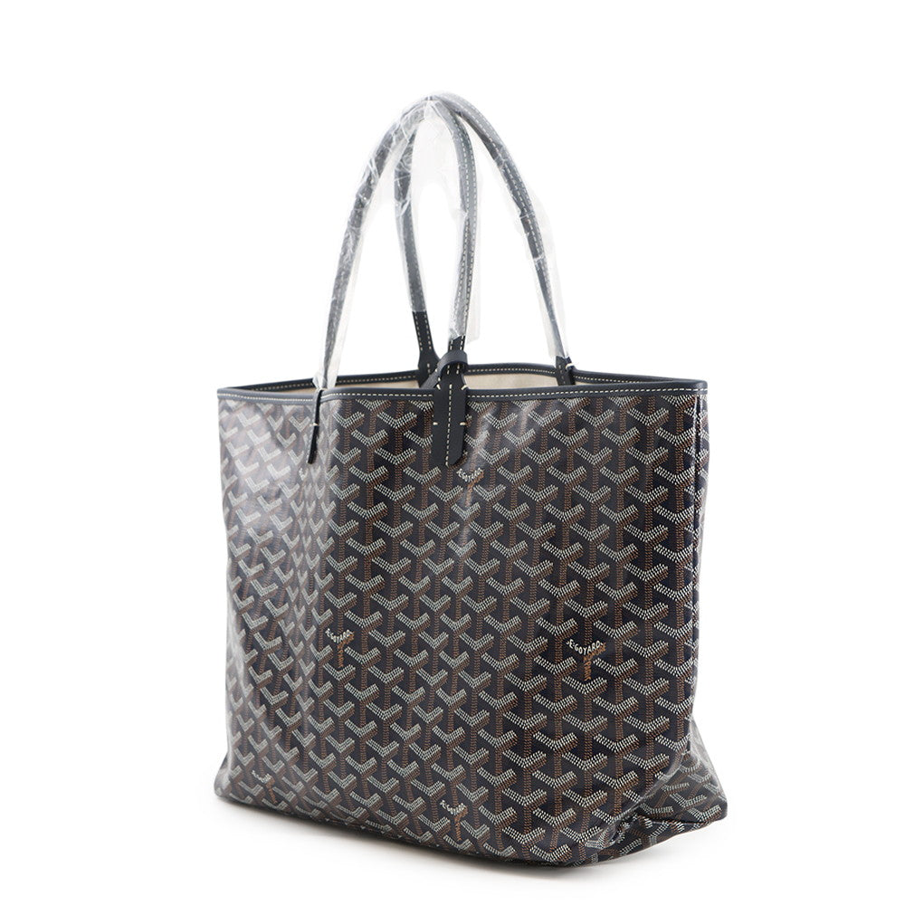 GOYARD Saint Louis Navy BlueSTLOUIPMLTY12CL12P PVC Leather Size PM