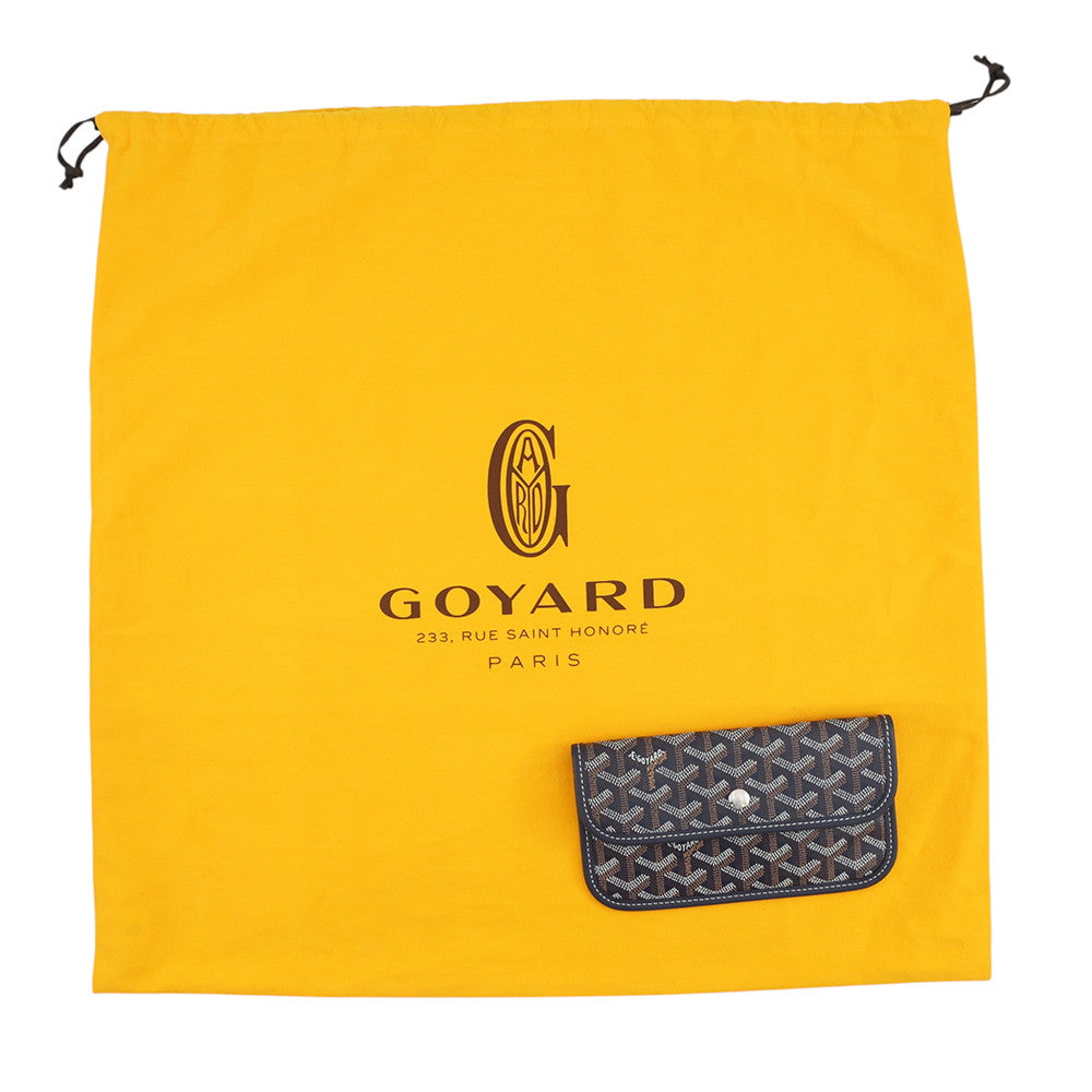 GOYARD Saint Louis Navy BlueSTLOUIPMLTY12CL12P PVC Leather Size PM