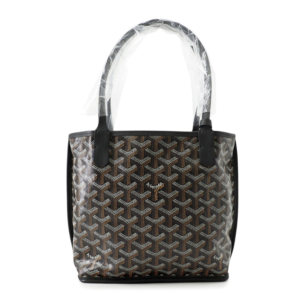 GOYARD Ange Pouch BlackANJCROMINCG01TY01P PVC Leather Size Mini