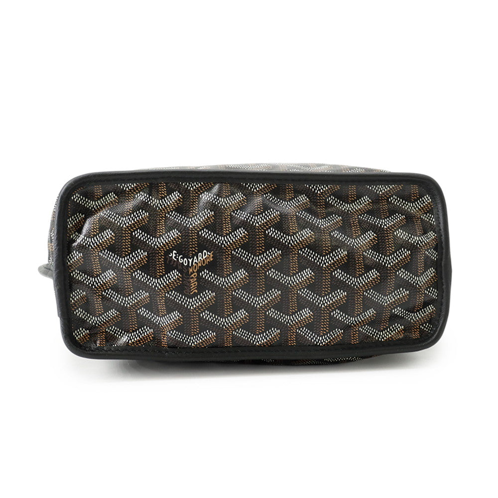 GOYARD Ange Pouch BlackANJCROMINCG01TY01P PVC Leather Size Mini