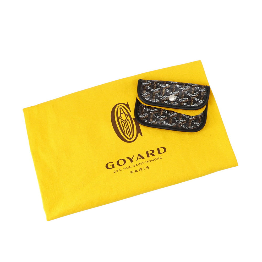 GOYARD Ange Pouch BlackANJCROMINCG01TY01P PVC Leather Size Mini