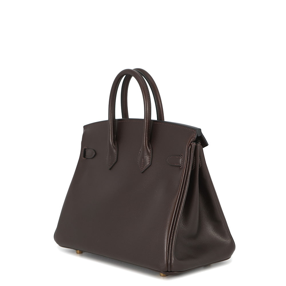 HERMES Birkin Ebene Evergrain Size 25