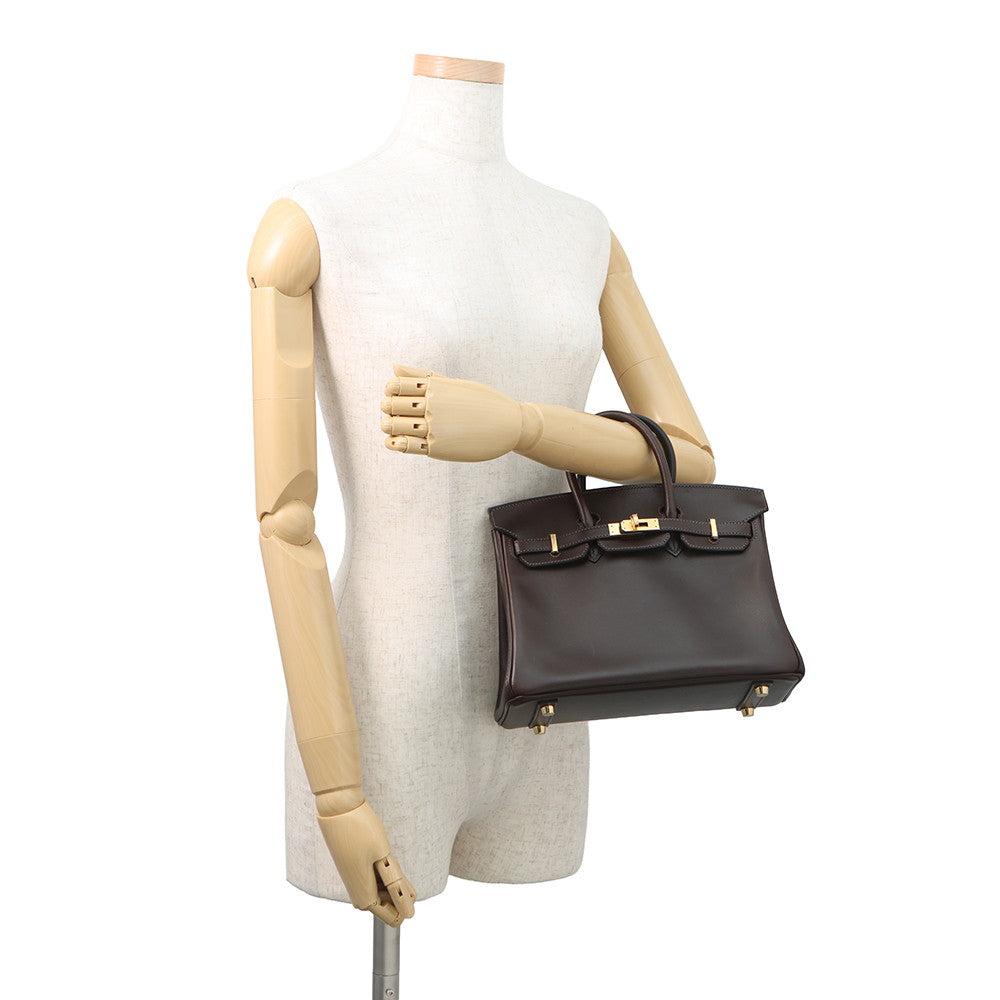 HERMES Birkin Ebene Evergrain Size 25