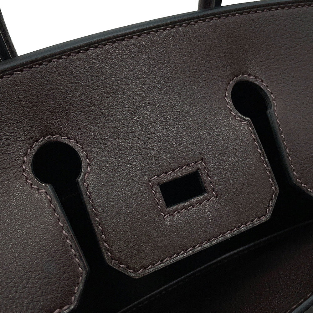 HERMES Birkin Ebene Evergrain Size 25