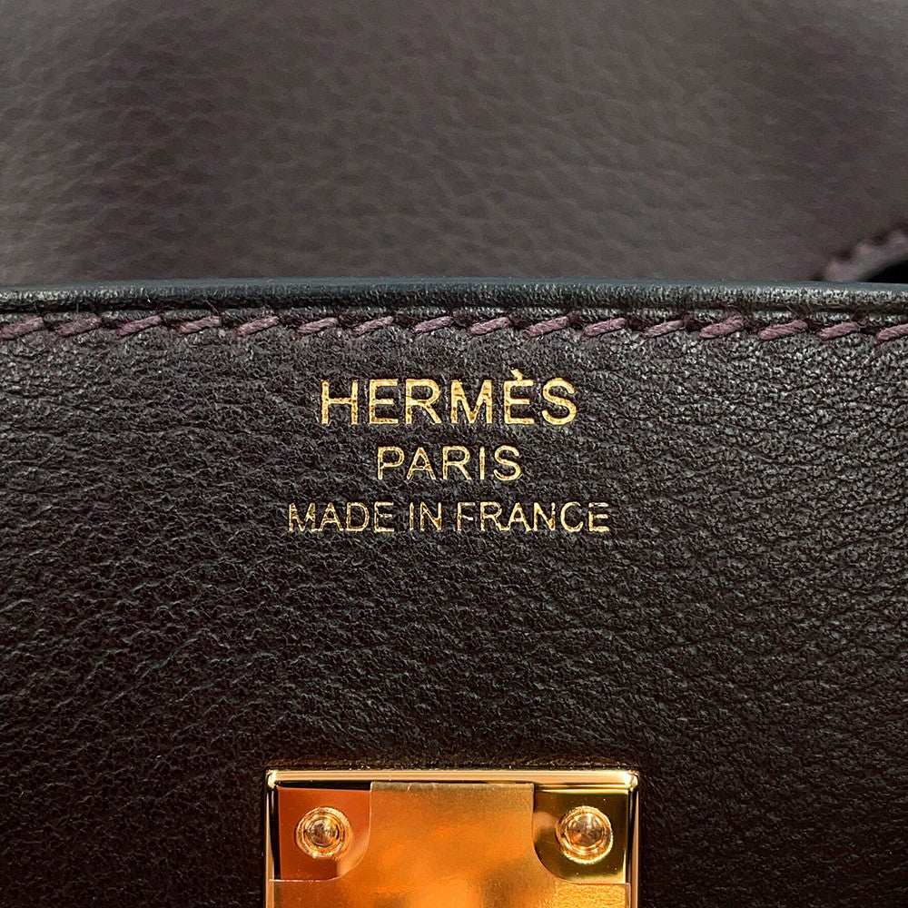 HERMES Birkin Ebene Evergrain Size 25