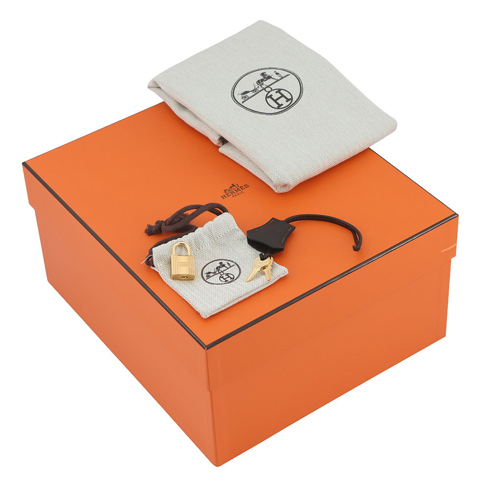 HERMES Birkin Ebene Evergrain Size 25