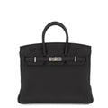 HERMES Birkin Black Togo Leather Size 25