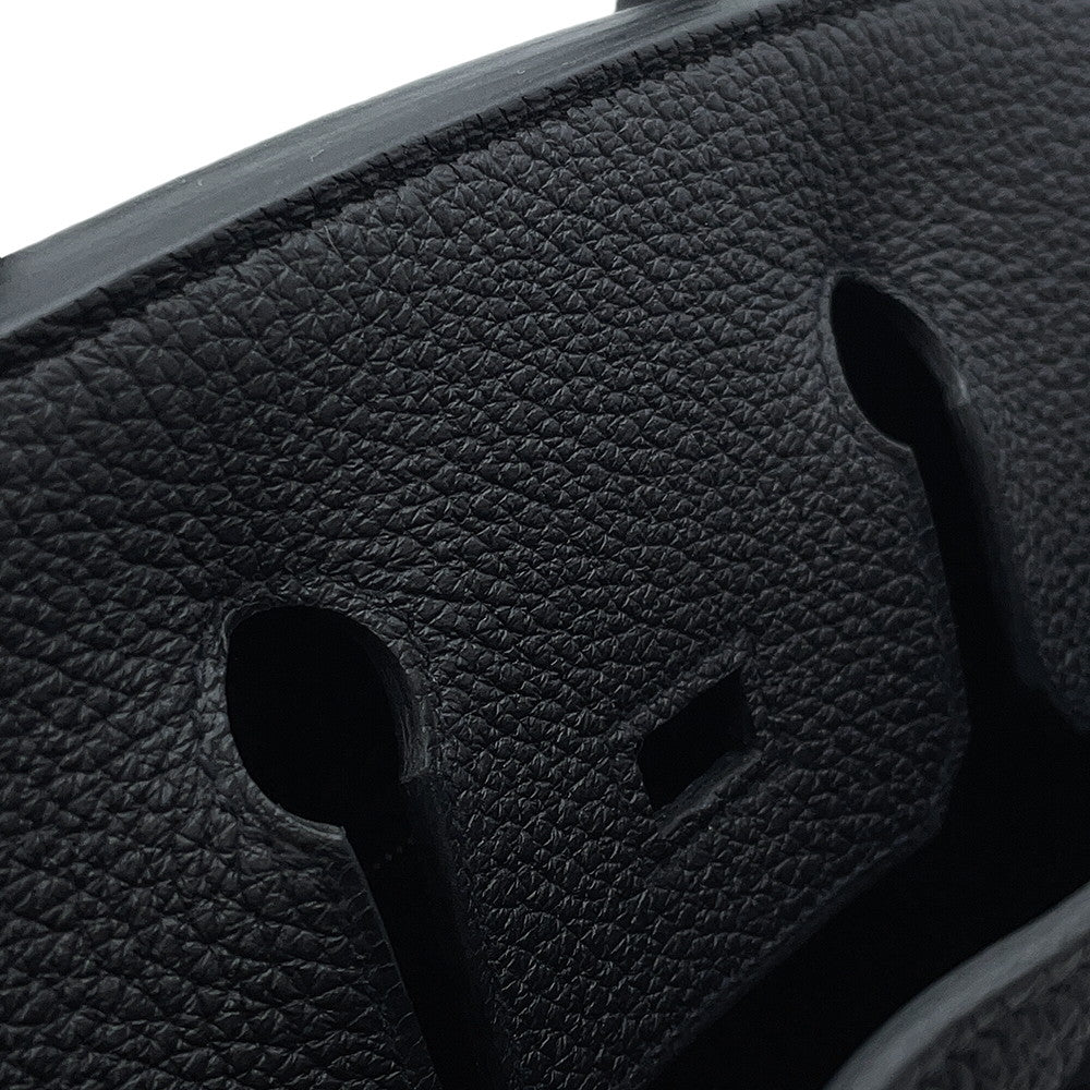 HERMES Birkin Black Togo Leather Size 25