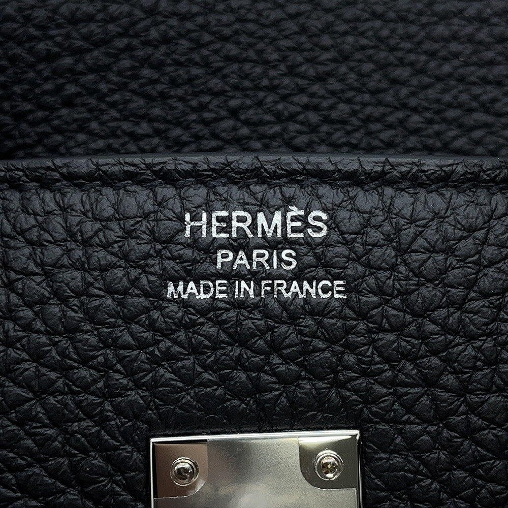 HERMES Birkin Black Togo Leather Size 25