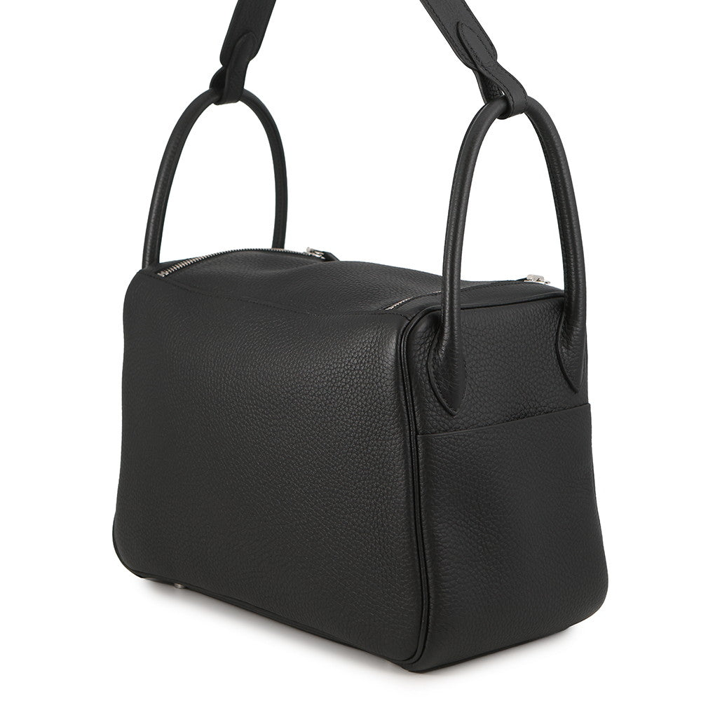 HERMES Lindy Black Taurillon Clemence Size 30