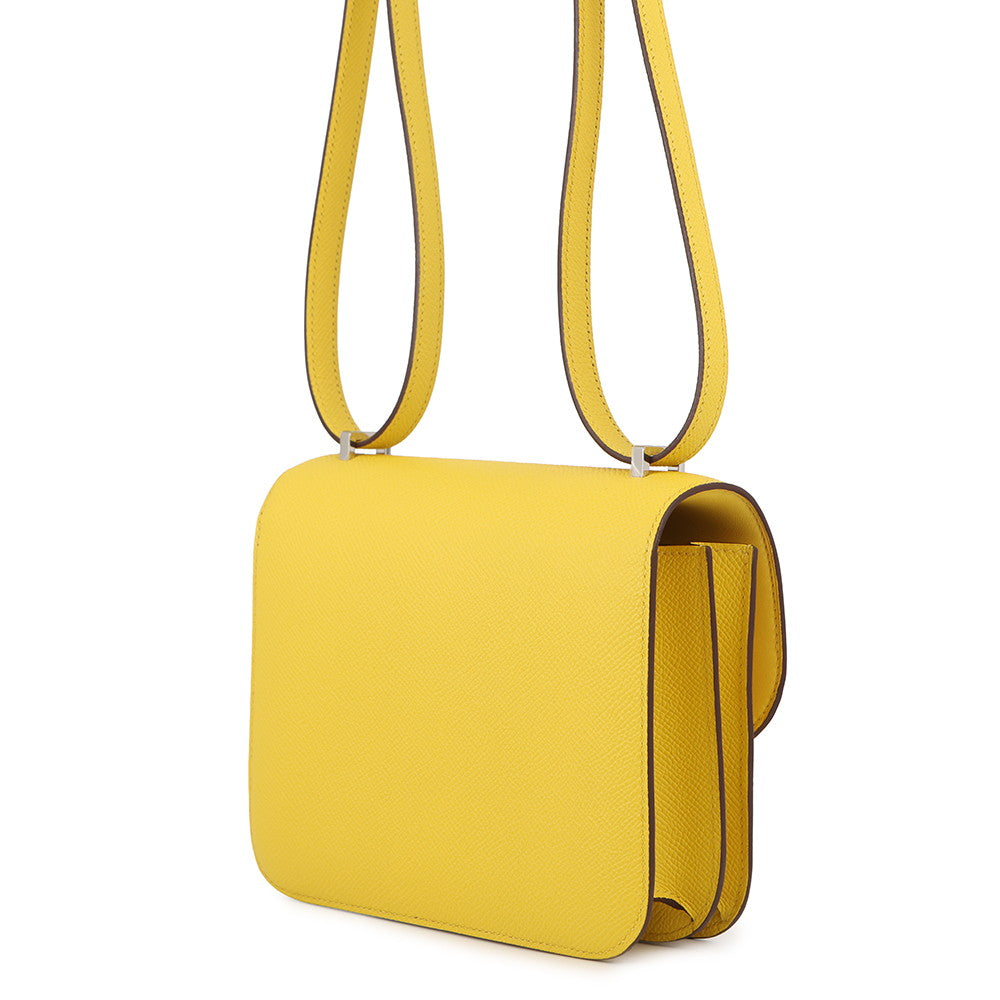 HERMES Constance3 Miroir Jaune de Naples Epsom Size Mini