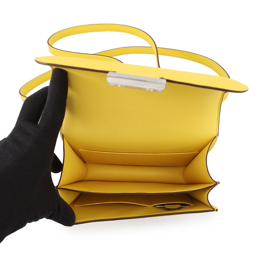 HERMES Constance3 Miroir Jaune de Naples Epsom Size Mini