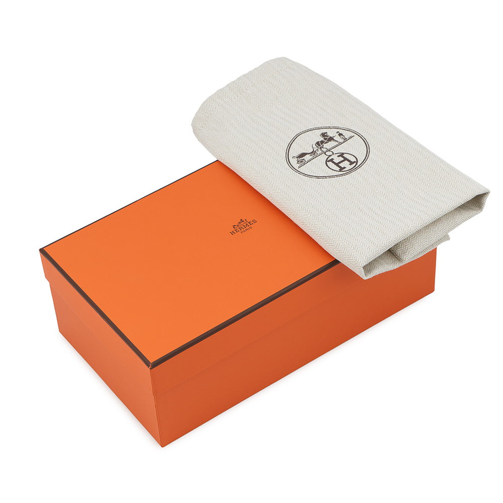 HERMES PochetteKelly Black Swift Leather