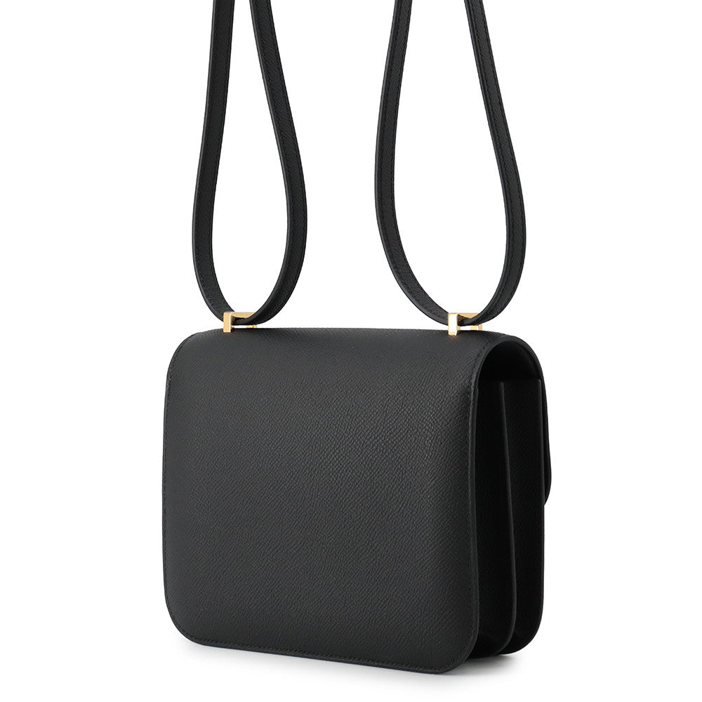HERMES Constance3 Miroir Black Epsom Size Mini