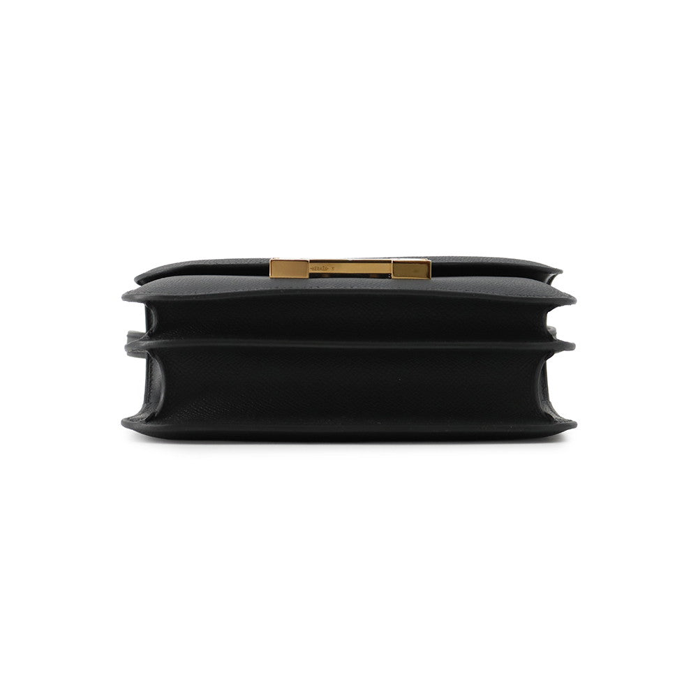 HERMES Constance3 Miroir Black Epsom Size Mini