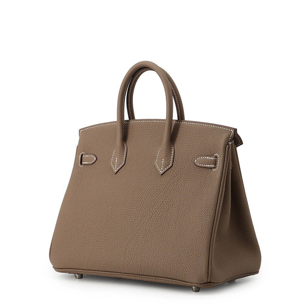 HERMES Birkin Etoupe Togo Leather Size 25