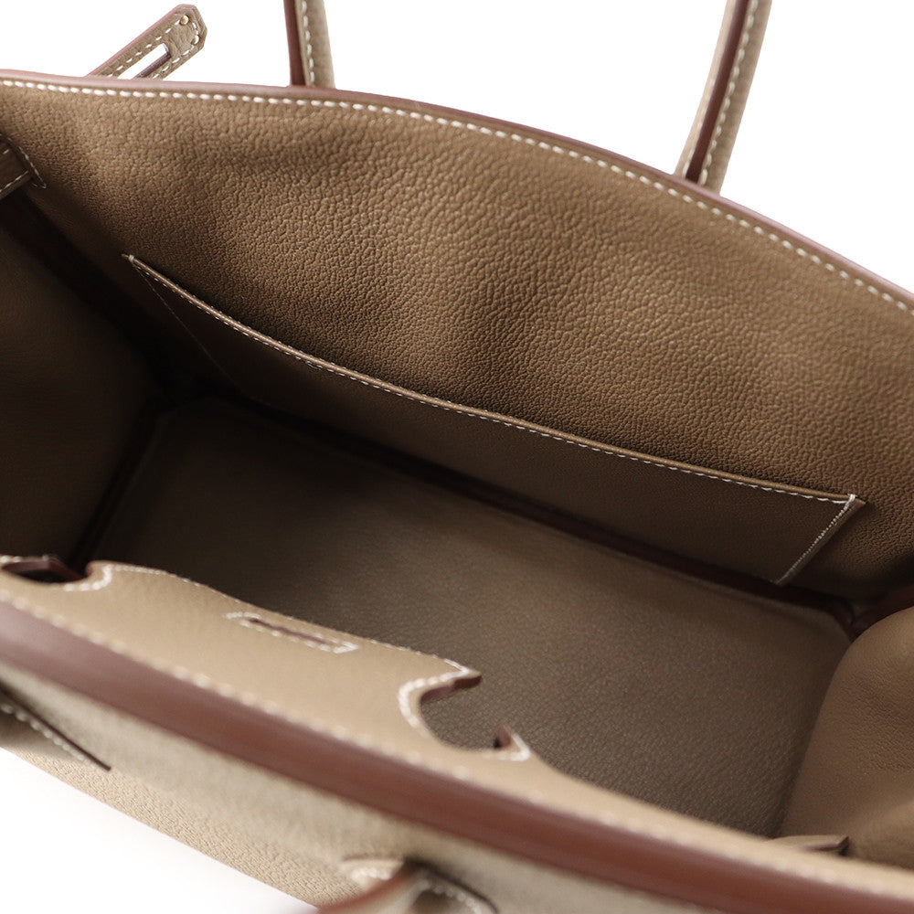 HERMES Birkin Etoupe Togo Leather Size 25