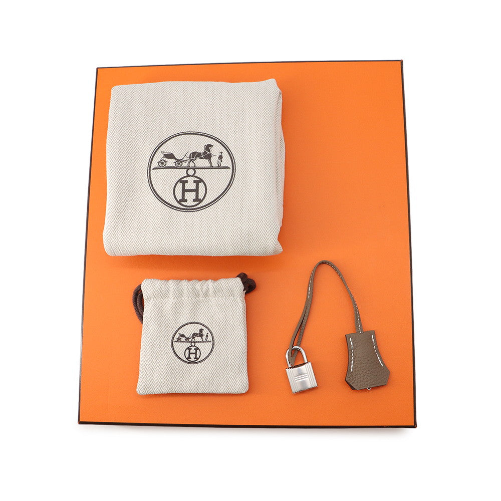 HERMES Birkin Etoupe Togo Leather Size 25