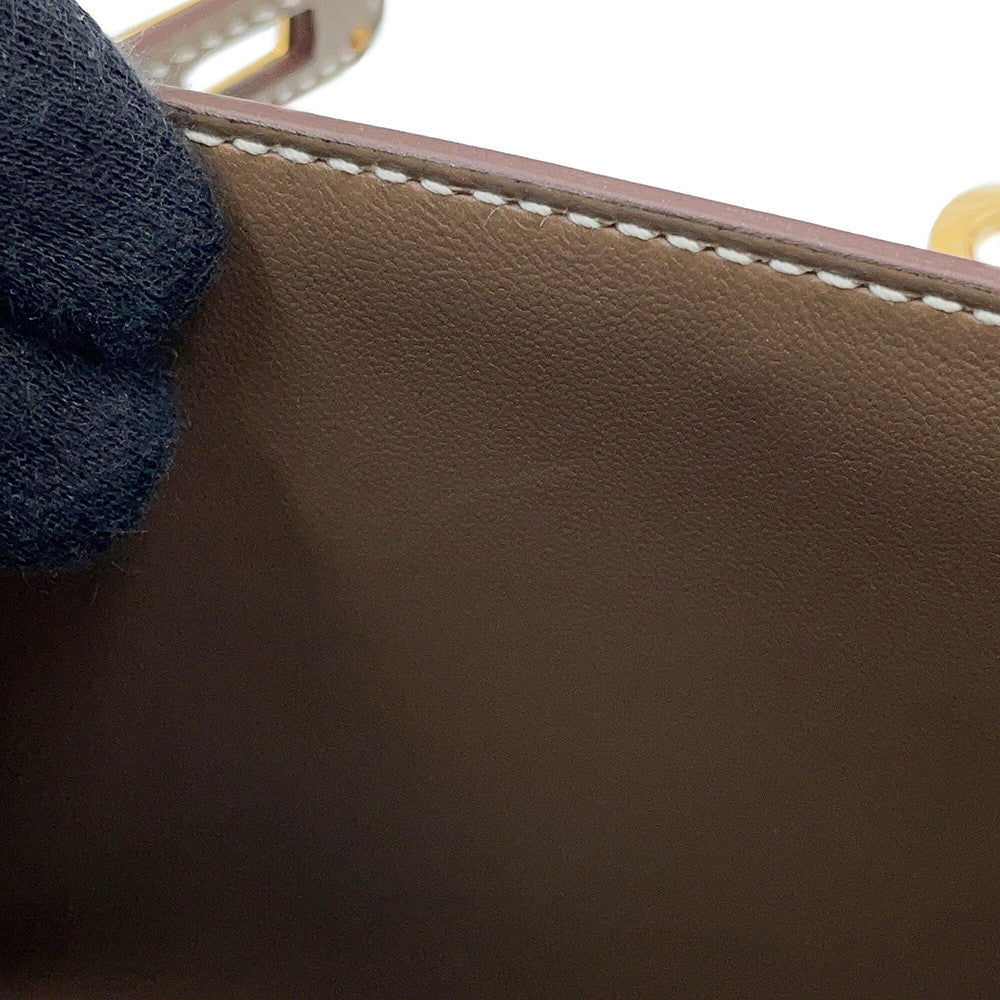 HERMES Mini Kelly 2 Etoupe Epsom