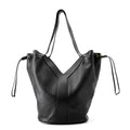 SAINT LAURENT PARIS Y Hobo Tote Bag Black833160 Leather Size Large