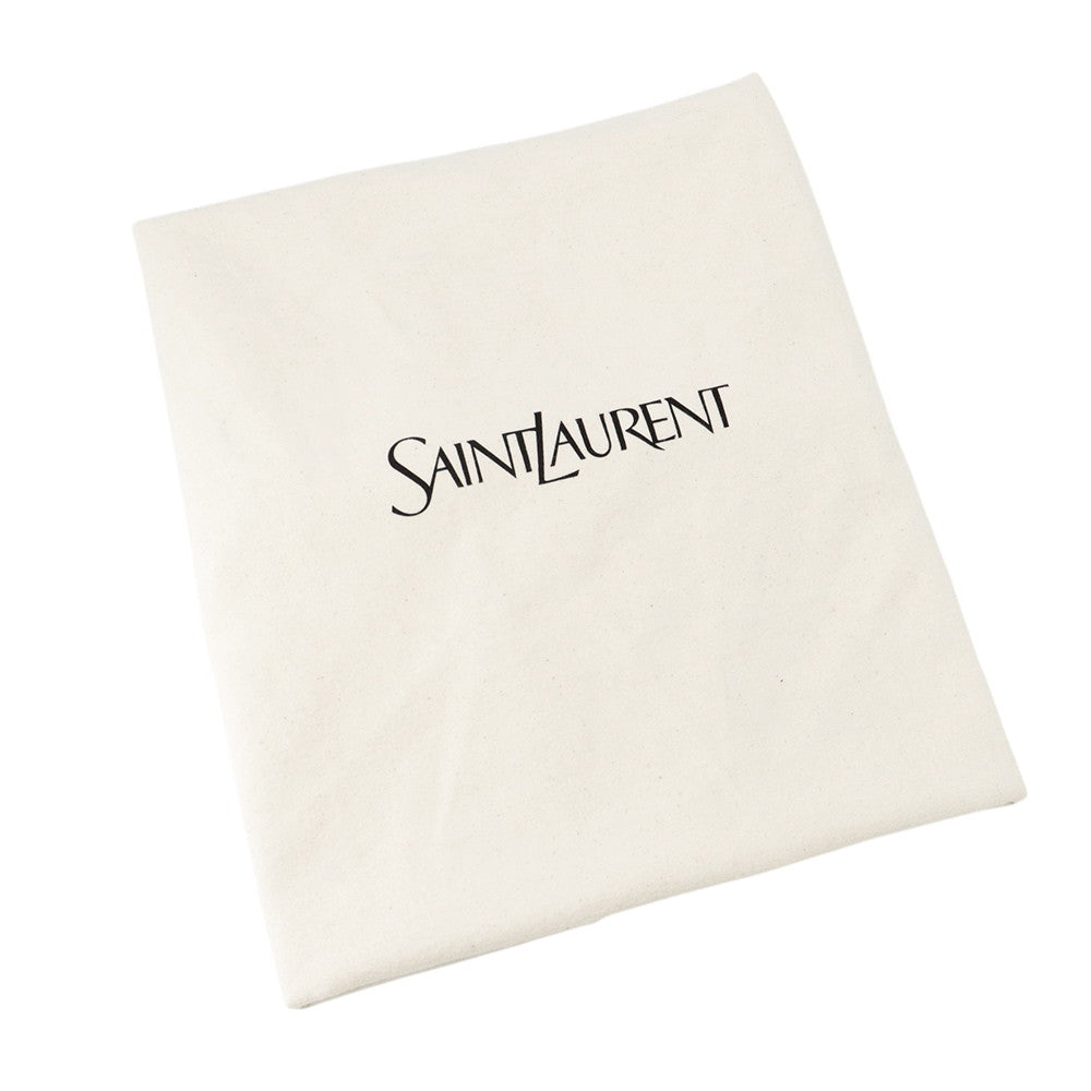 SAINT LAURENT PARIS Y Hobo Tote Bag Black833160 Leather Size Large