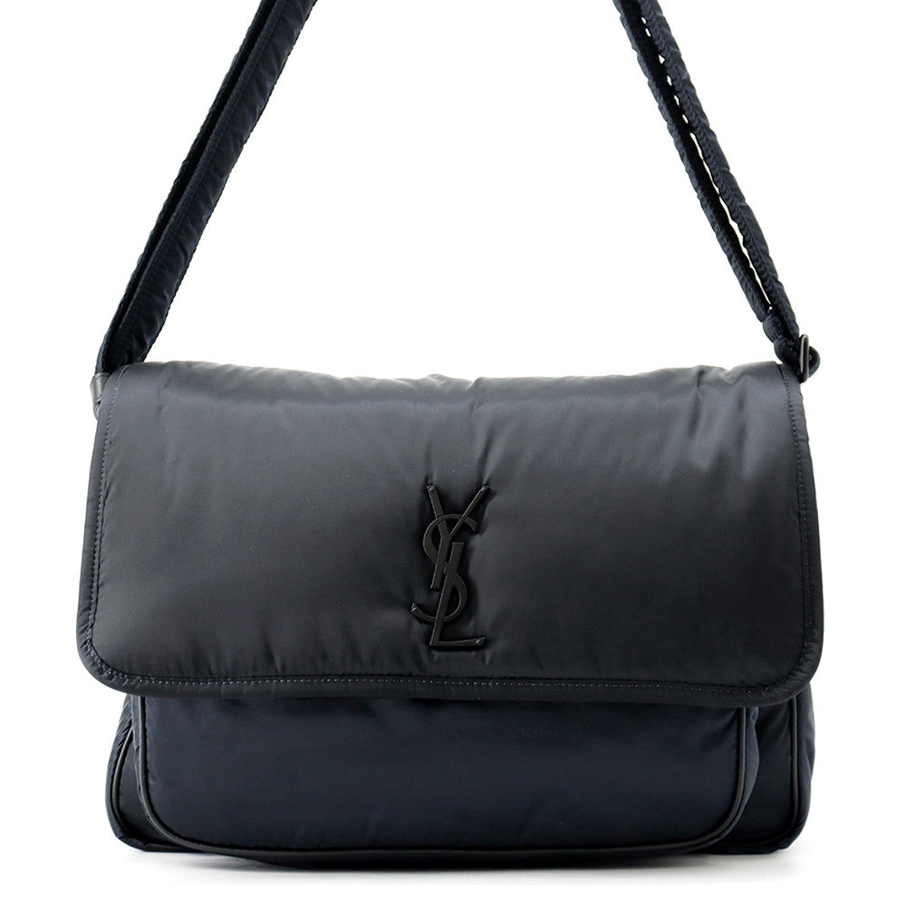 SAINT LAURENT PARIS Niki Messenger ECONYL? Blueberry757146 Nylon