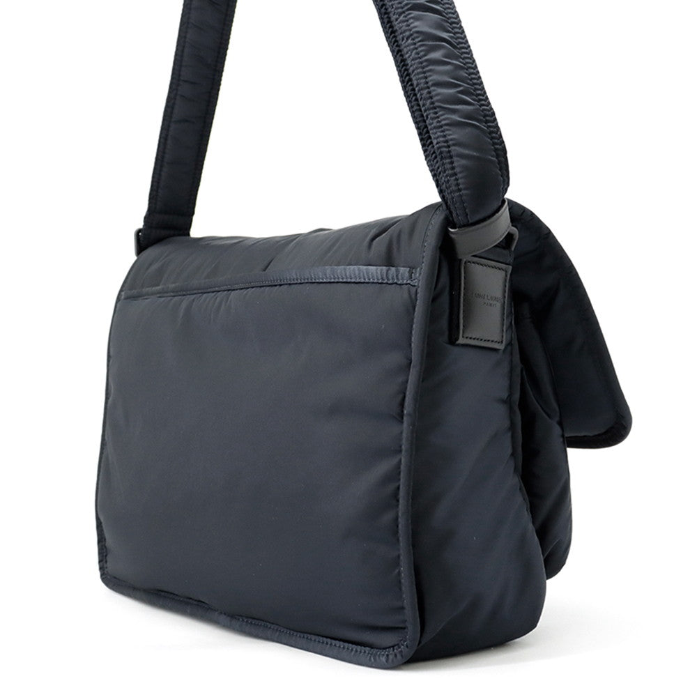 SAINT LAURENT PARIS Niki Messenger ECONYL? Blueberry757146 Nylon