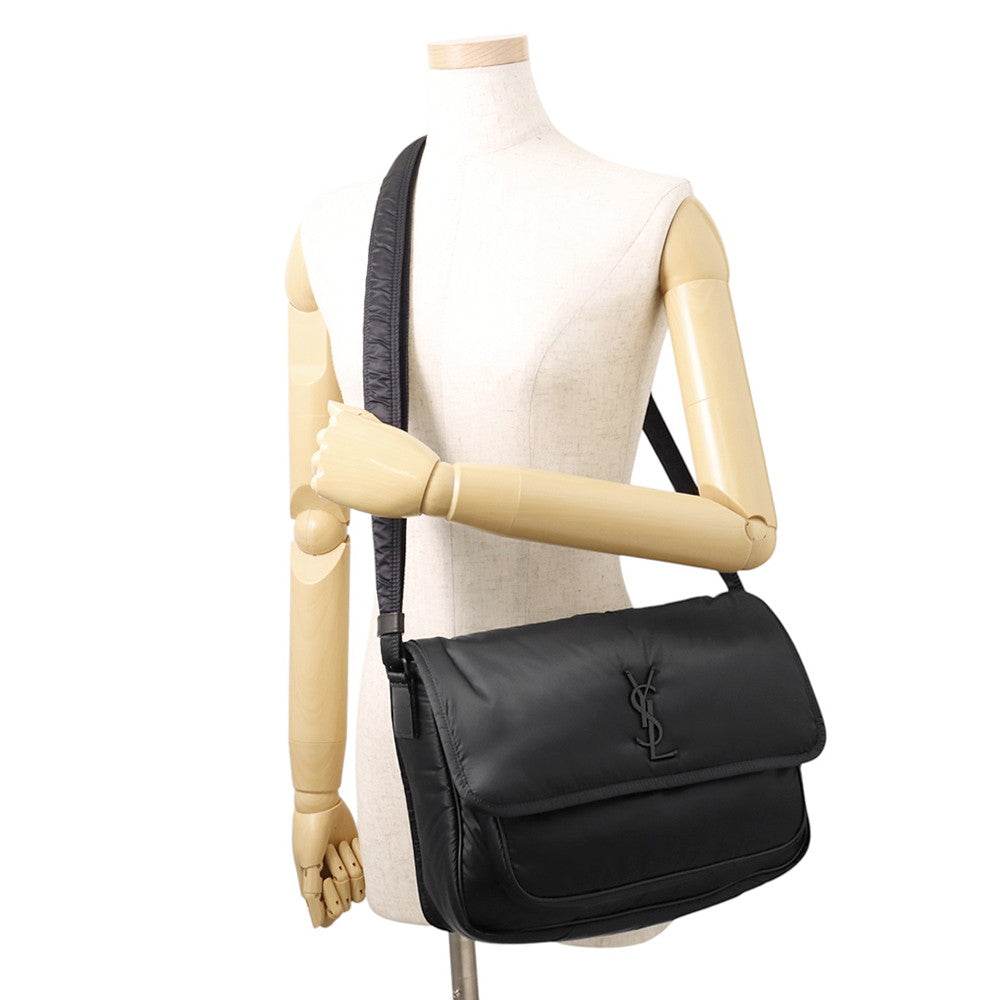 SAINT LAURENT PARIS Niki Messenger ECONYL? Blueberry757146 Nylon