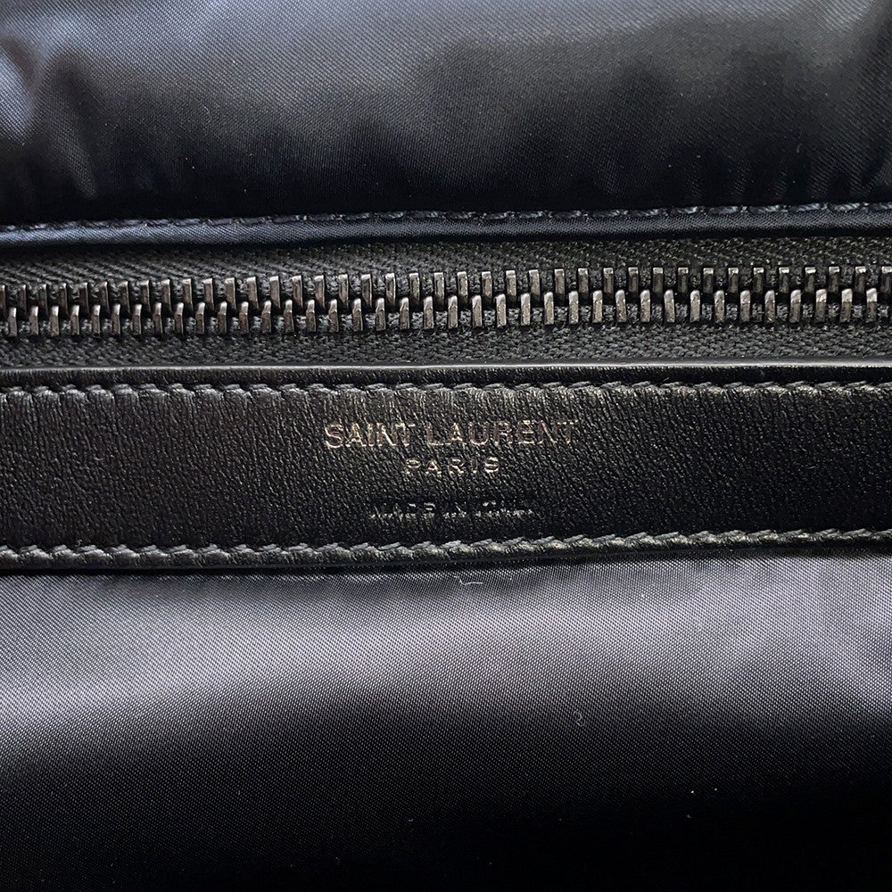 SAINT LAURENT PARIS Niki Messenger ECONYL? Blueberry757146 Nylon