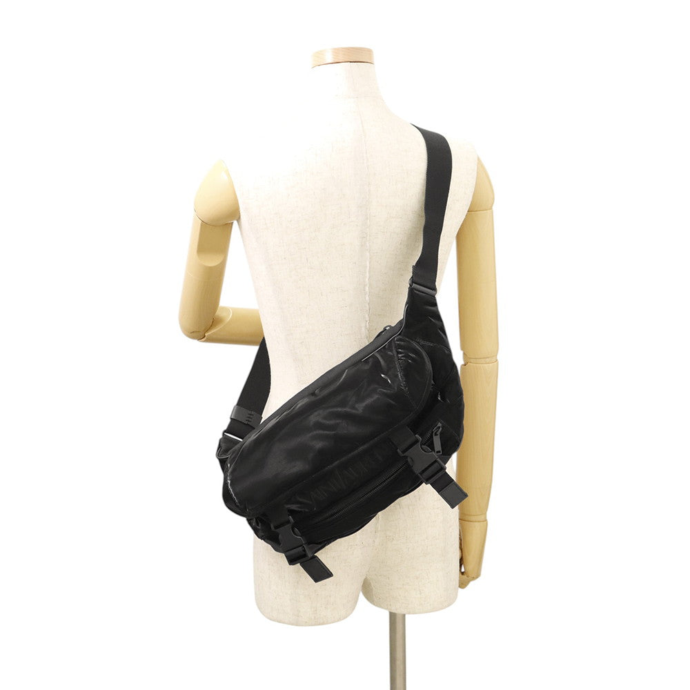 SAINT LAURENT PARIS Cross Body Bag Black758250 SilkTec Canvas
