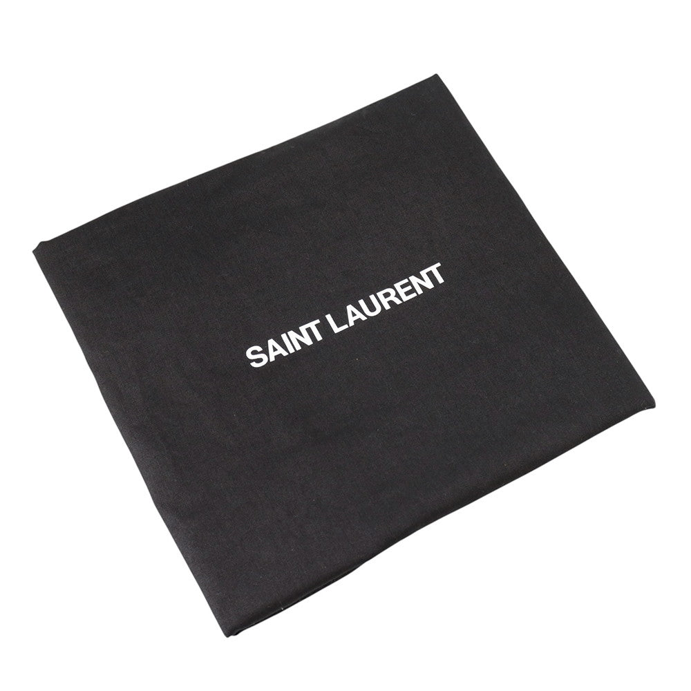 SAINT LAURENT PARIS Cross Body Bag Black758250 SilkTec Canvas