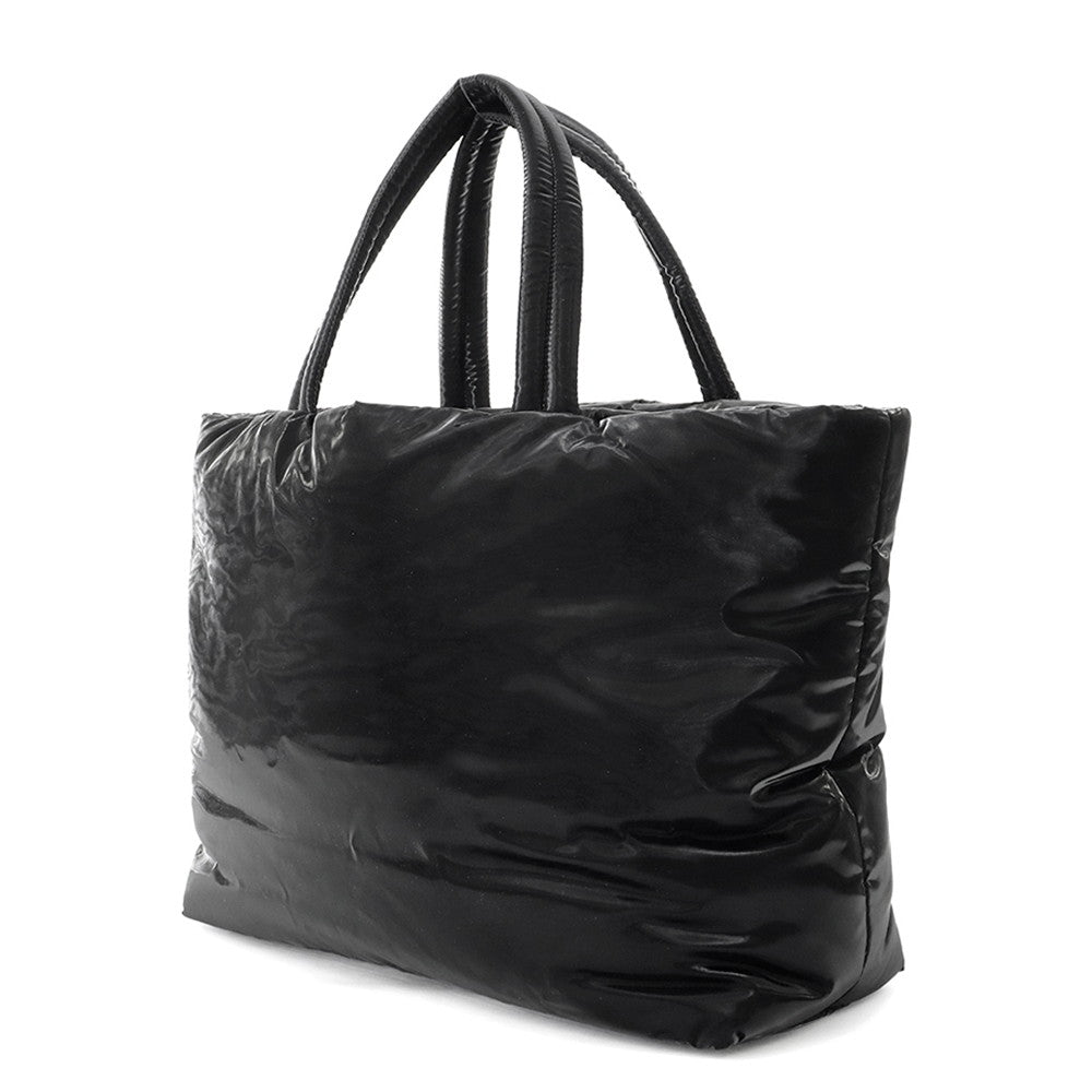 SAINT LAURENT PARIS Tote Bag Black756269 SilkTec Canvas