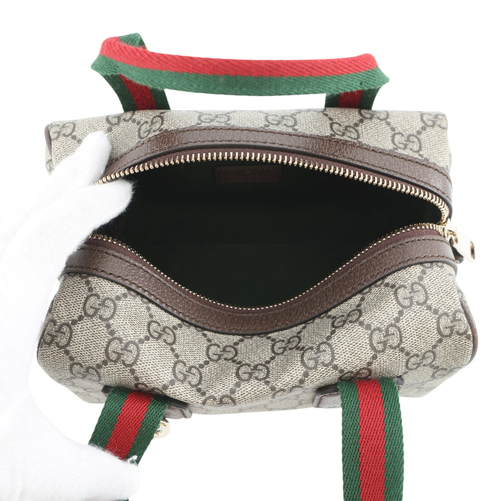 GUCCI Ophidia 2WAYHandbag Beige/Brown859975 GG Supreme Leather