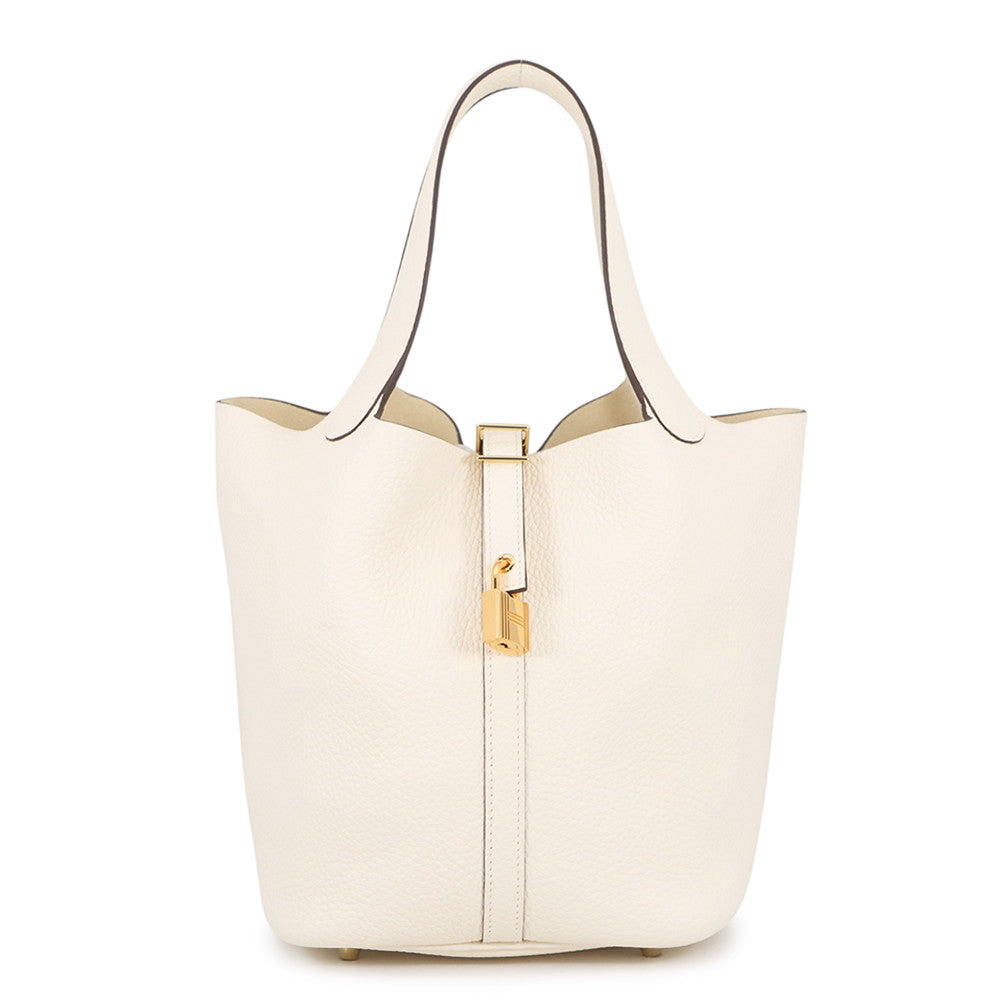 HERMES Picotin Lock Nata Taurillon Clemence Size MM