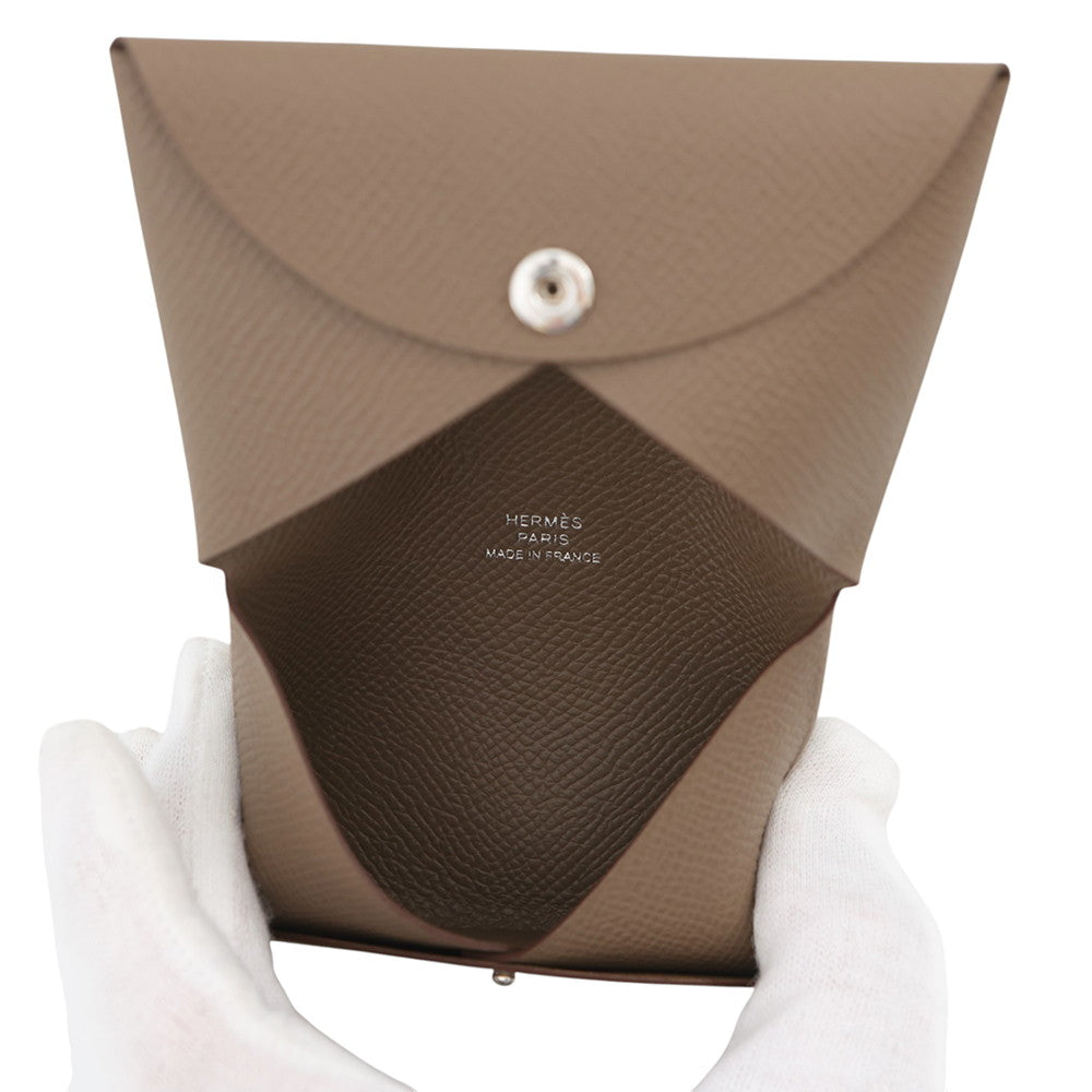 HERMES Calvi Etoupe Epsom