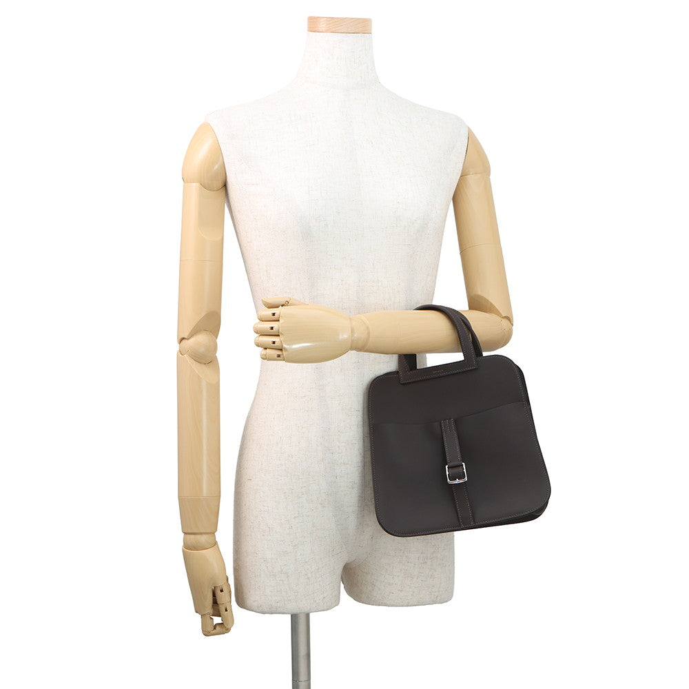 HERMES Halzan Ebene Swift Leather Size Mini