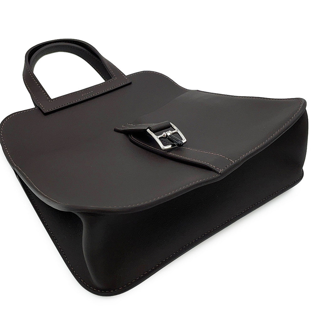 HERMES Halzan Ebene Swift Leather Size Mini