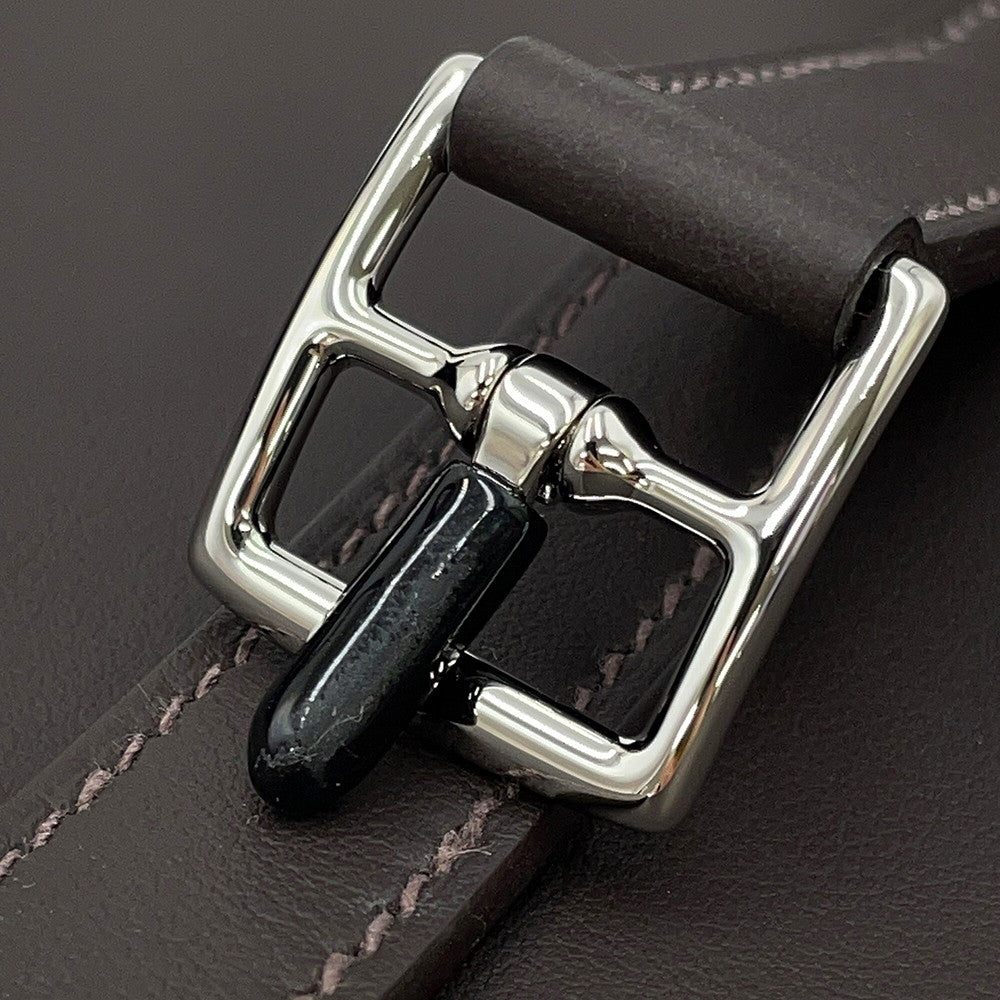 HERMES Halzan Ebene Swift Leather Size Mini