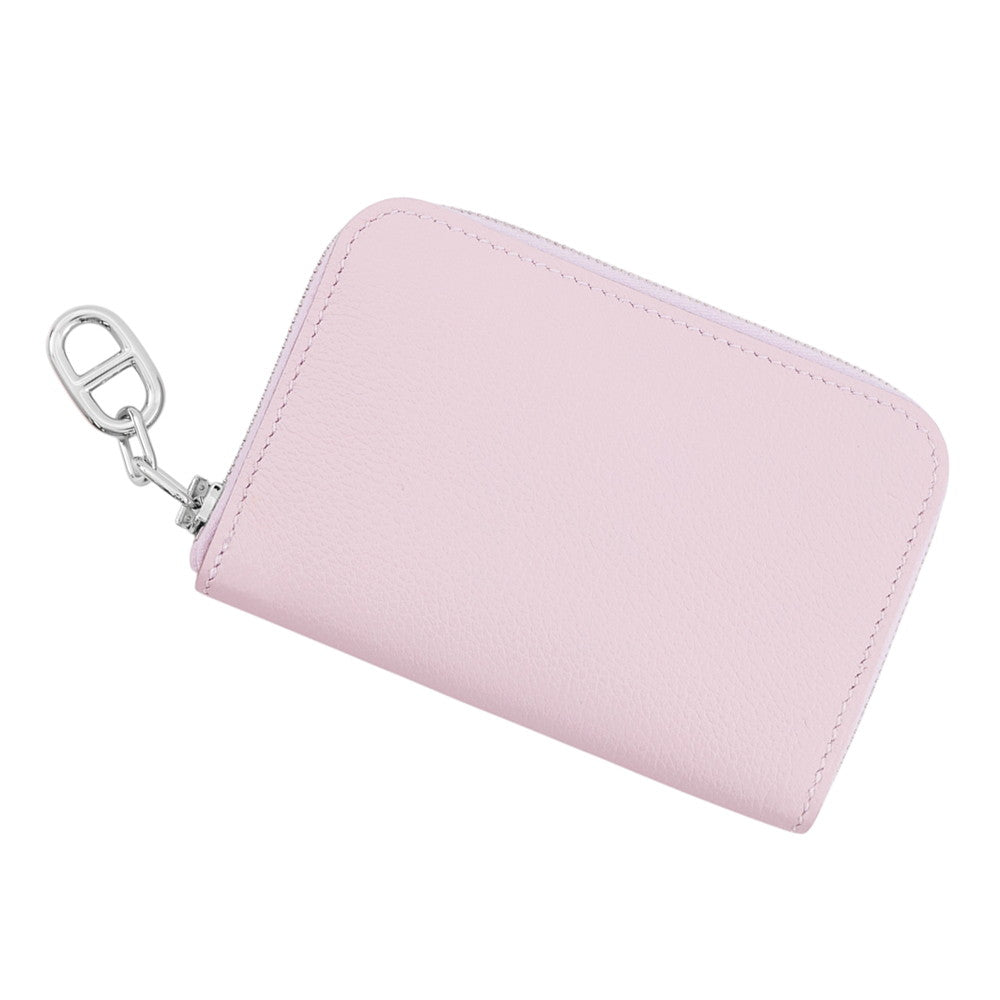HERMES Zip Angor mauve pail Evercolor