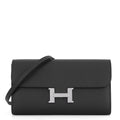 HERMES Constance to Go Black Epsom
