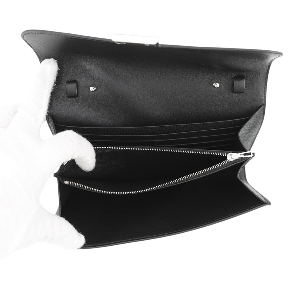 HERMES Constance to Go Black Epsom