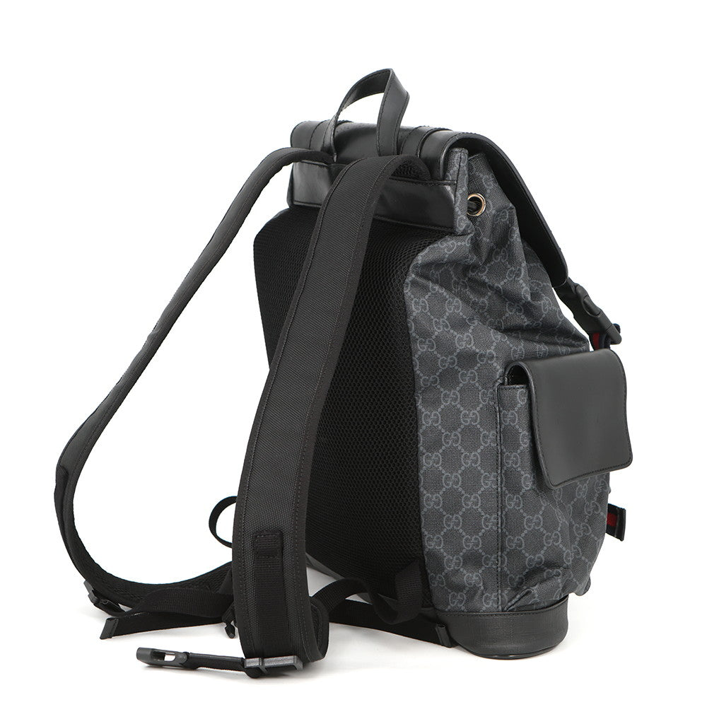 GUCCI GG Supreme Backpack Black495568 GG Supreme Leather
