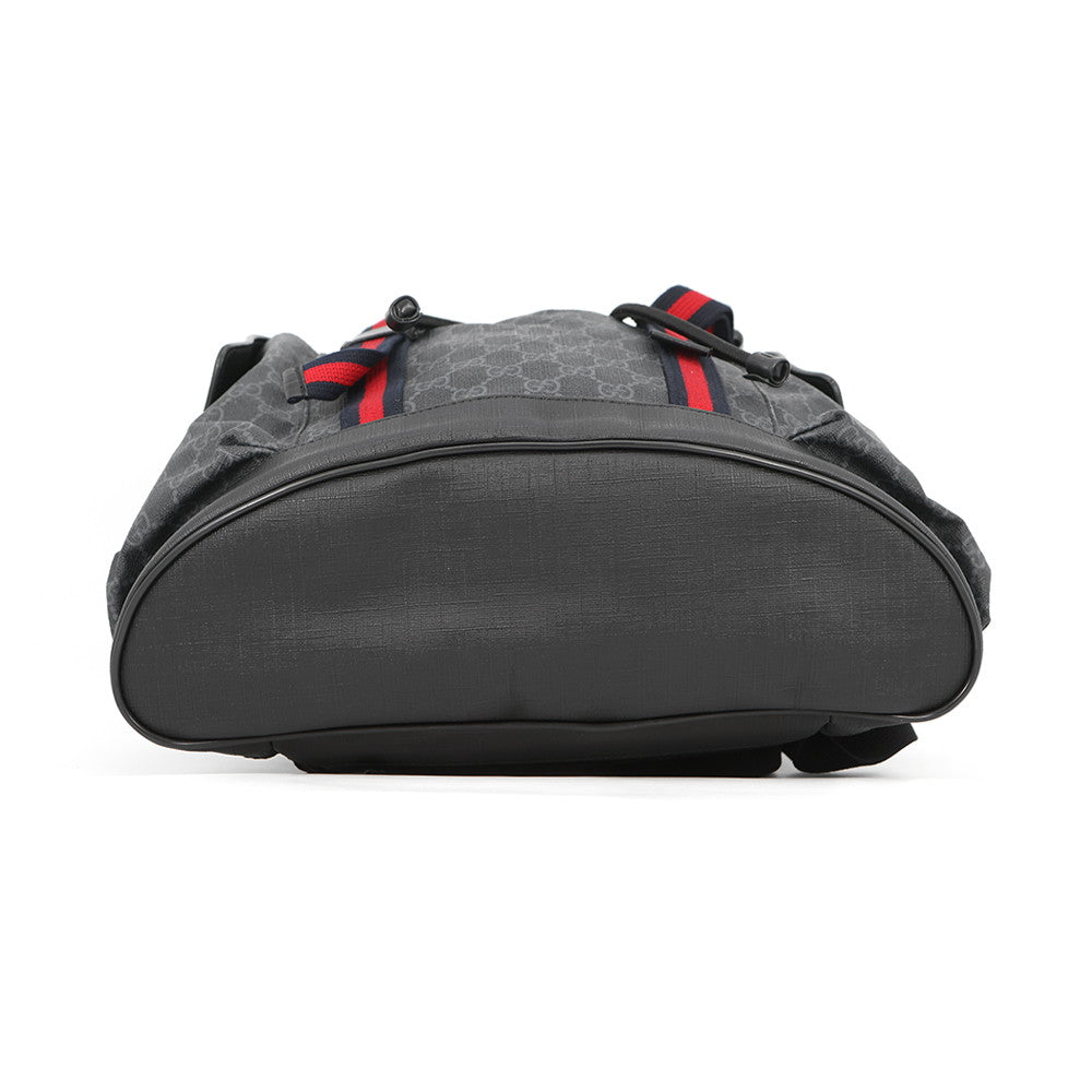 GUCCI GG Supreme Backpack Black495568 GG Supreme Leather