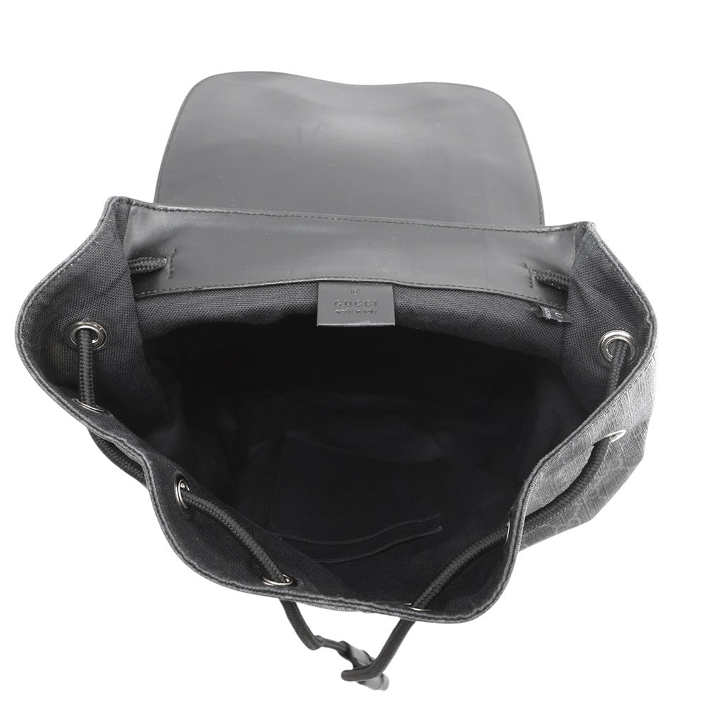 GUCCI GG Supreme Backpack Black495568 GG Supreme Leather