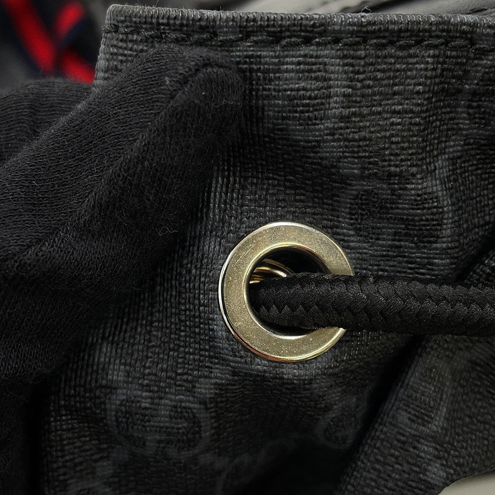 GUCCI GG Supreme Backpack Black495568 GG Supreme Leather