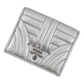 PRADA Folded wallet Silver1MV204 Leather