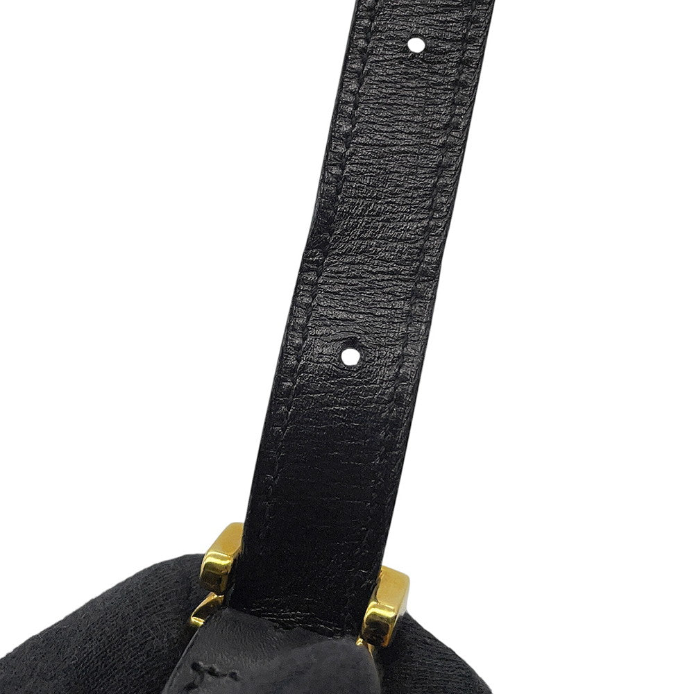 Ferragamo Vala Shoulder Bag BlackA214183 Leather