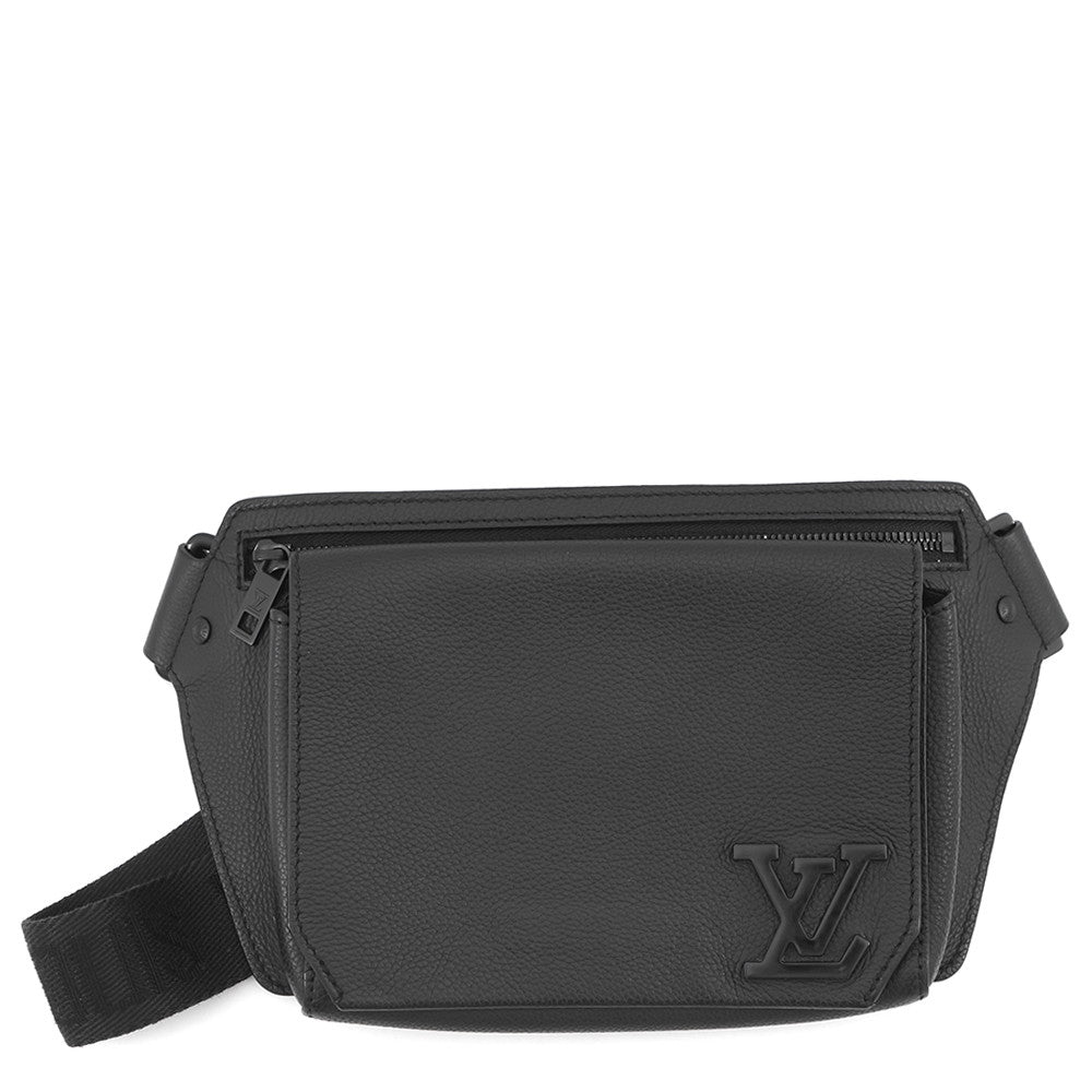 LOUIS VUITTON takeoff sling NoirM57081 Grain Leather