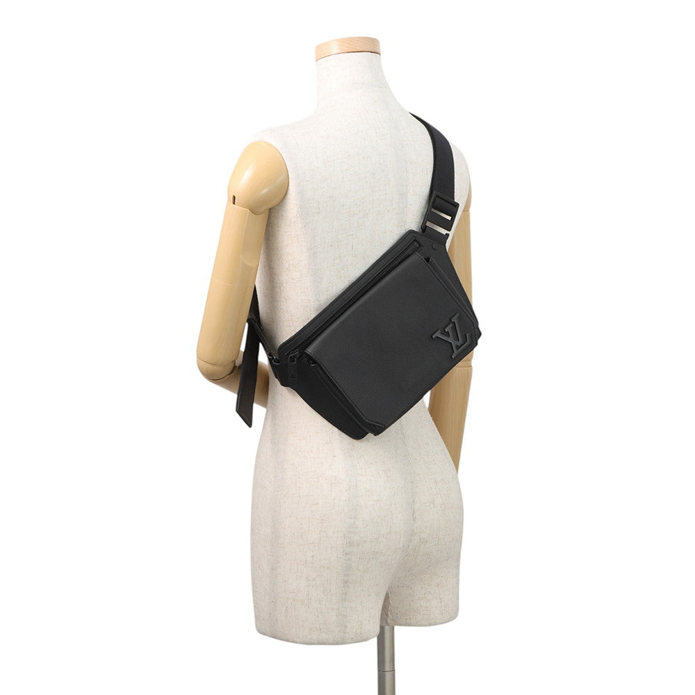 LOUIS VUITTON takeoff sling NoirM57081 Grain Leather