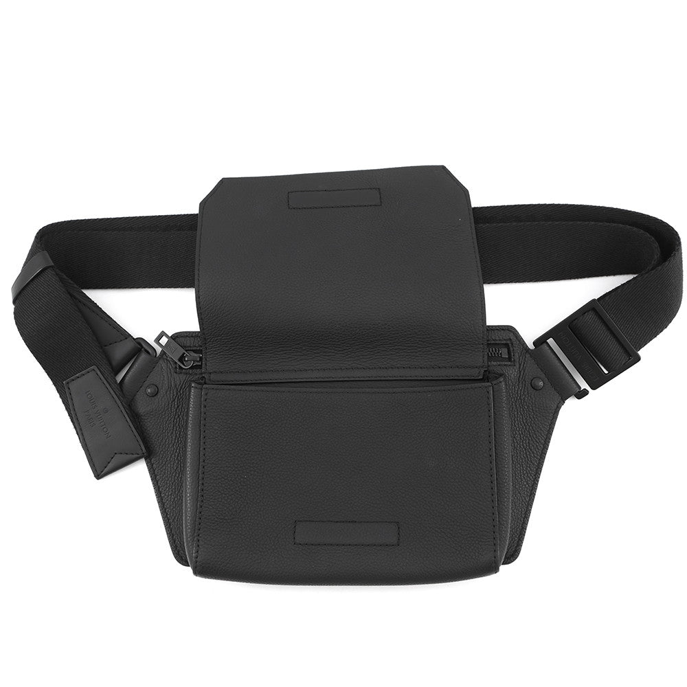 LOUIS VUITTON takeoff sling NoirM57081 Grain Leather